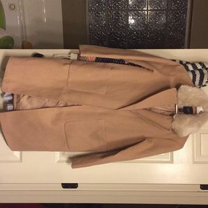 Asos New Look Petite Tan Camel Winter Coat